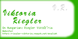 viktoria riegler business card